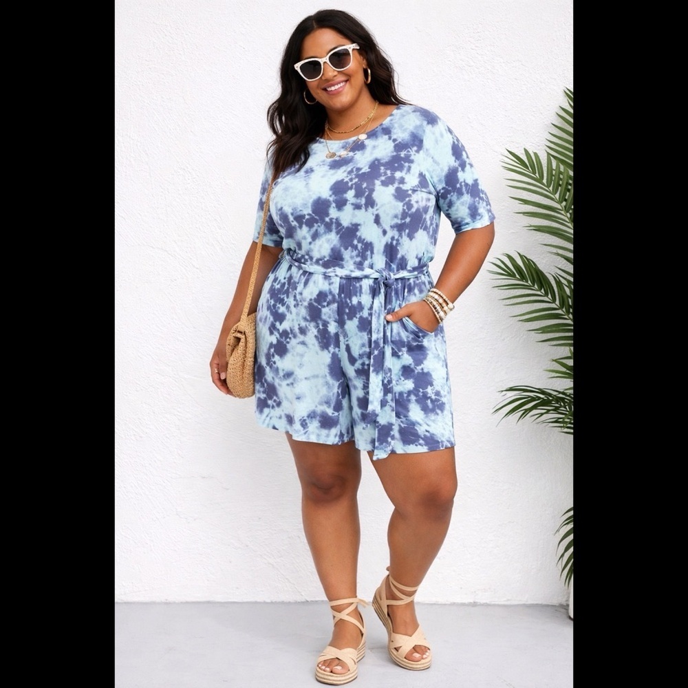 TORRID Super Soft Tie Dye Romper